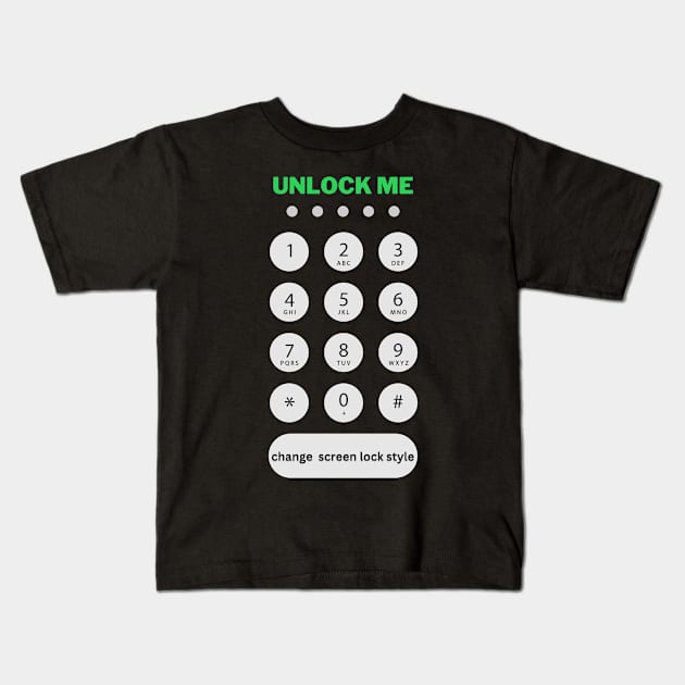 Unlock me Kids T-Shirt by Eleganzmod